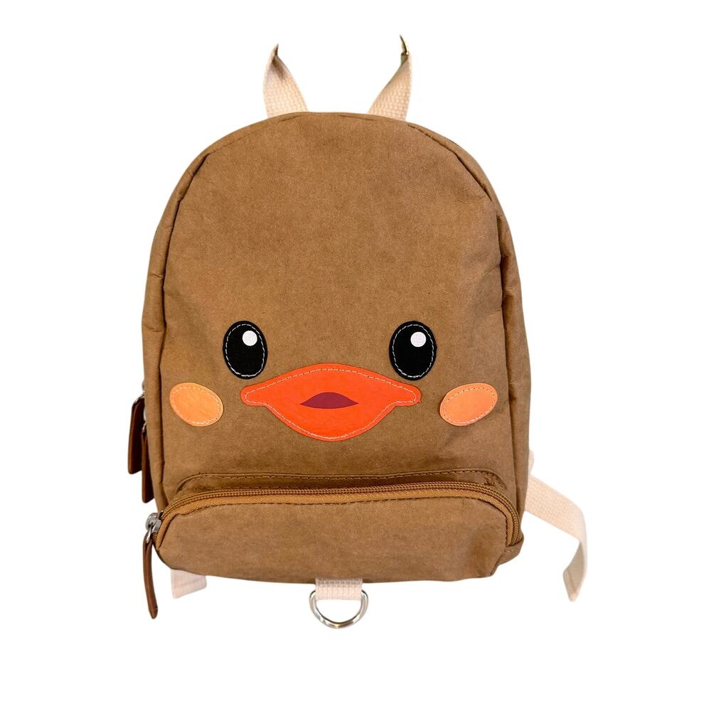 Duck Duck Eco Goods Baby Toddler Kids Children Backpack Lunchbox Earth Brown NWT